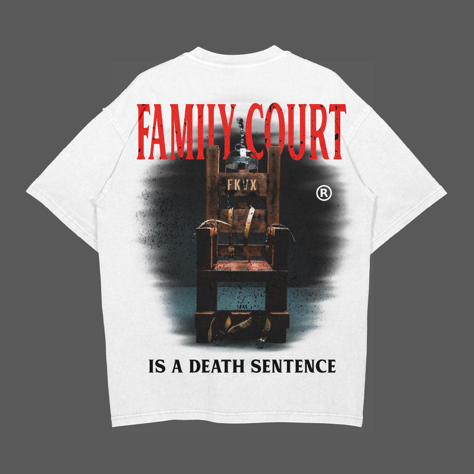 Family Court White Tee